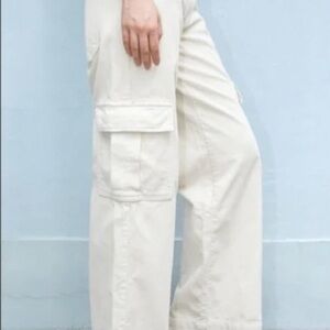 Brandy Melville J. Gault size small cream colored corduroy pants.
